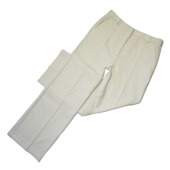 NWT Sezane Matheo Trouser in Ecru High Rise Wool Blend Pants 46 / 14 - Picture 4 of 9